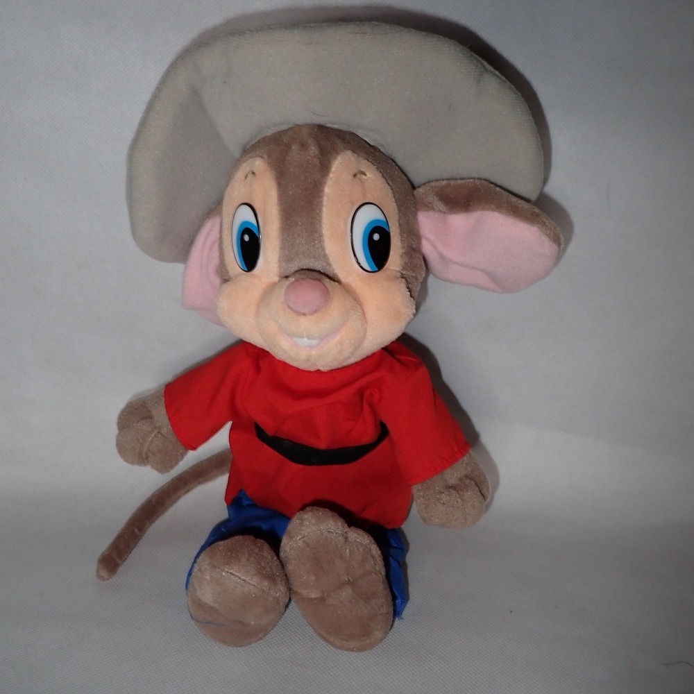 Disney An American Tail Fievel Goes West Mouse Plush Toy Vintage Applause 13"